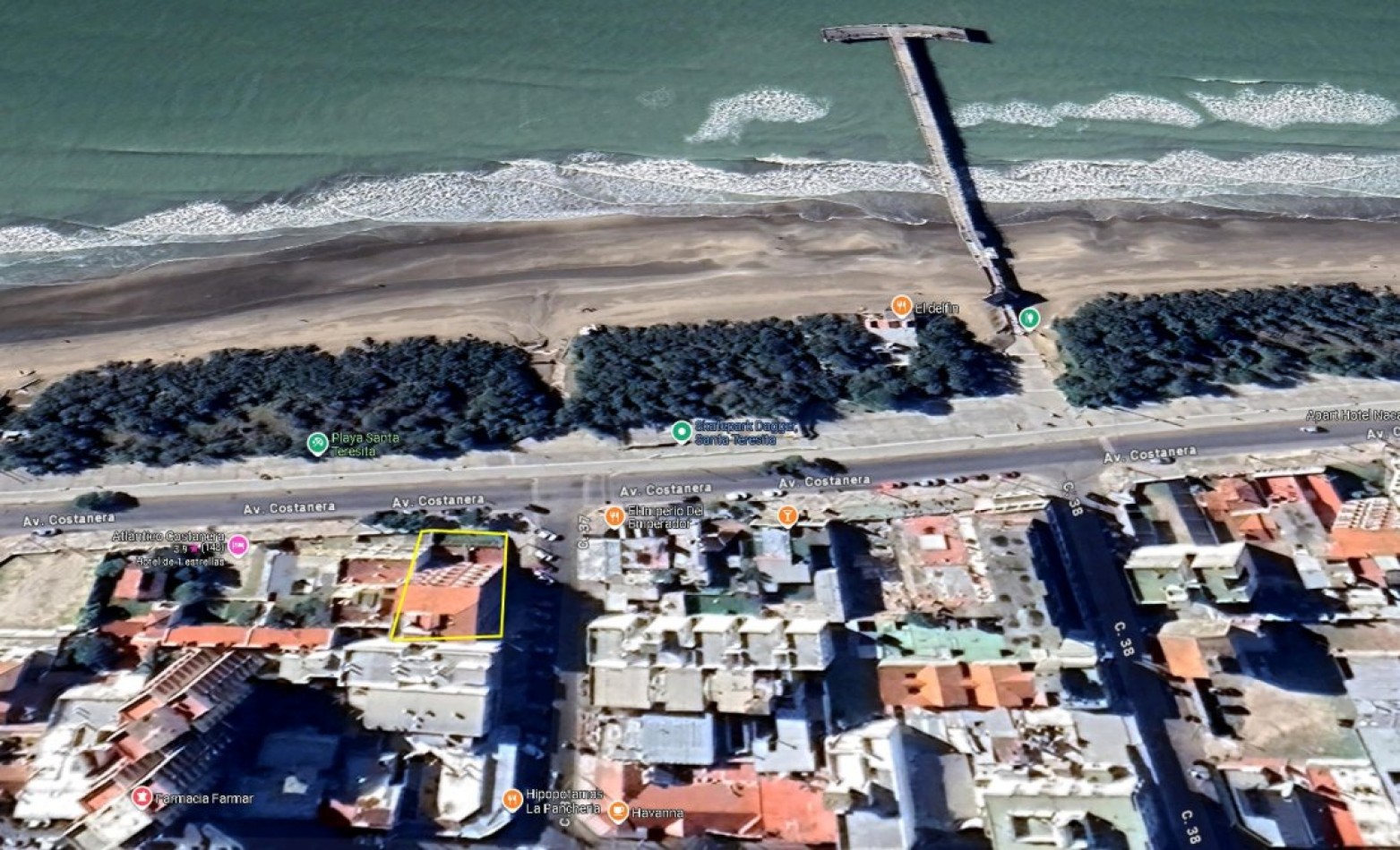 VENTA EN LA COSTA IMPORTANTE DPTO 3 AMB. FRENTE AL MAR CON ESPECTACULAR VISTA