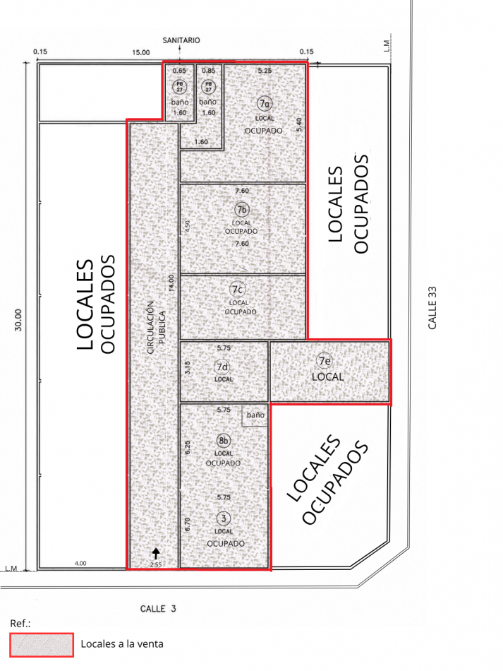 VENTA EN SANTA TERESITA 7 LOCALES EN BLOCK - ALTA RENTA, OPORTUNIDAD DE INVERSION EN PLENO CENTRO
