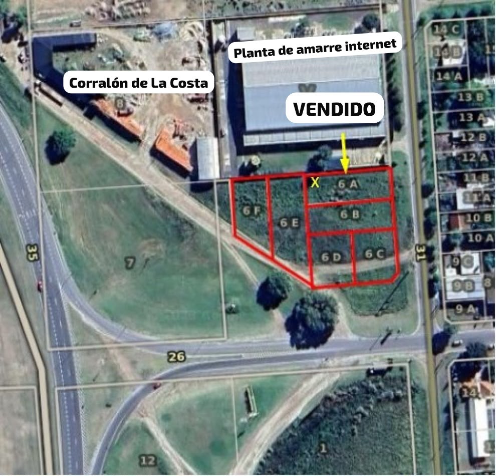 Vendo Lotes Sobre Ruta 11 Y acceso Las Toninas. Ideal Desarrollo Comercial/Inmobiliario/Logistica